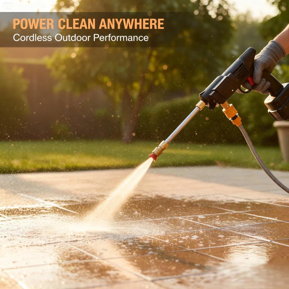 Cordless High Pressure Water Cleaner Washer Spray