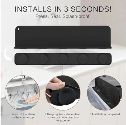 Silicone Sink Splash Guard With Suction _No more wet [FREE SHIPPING]