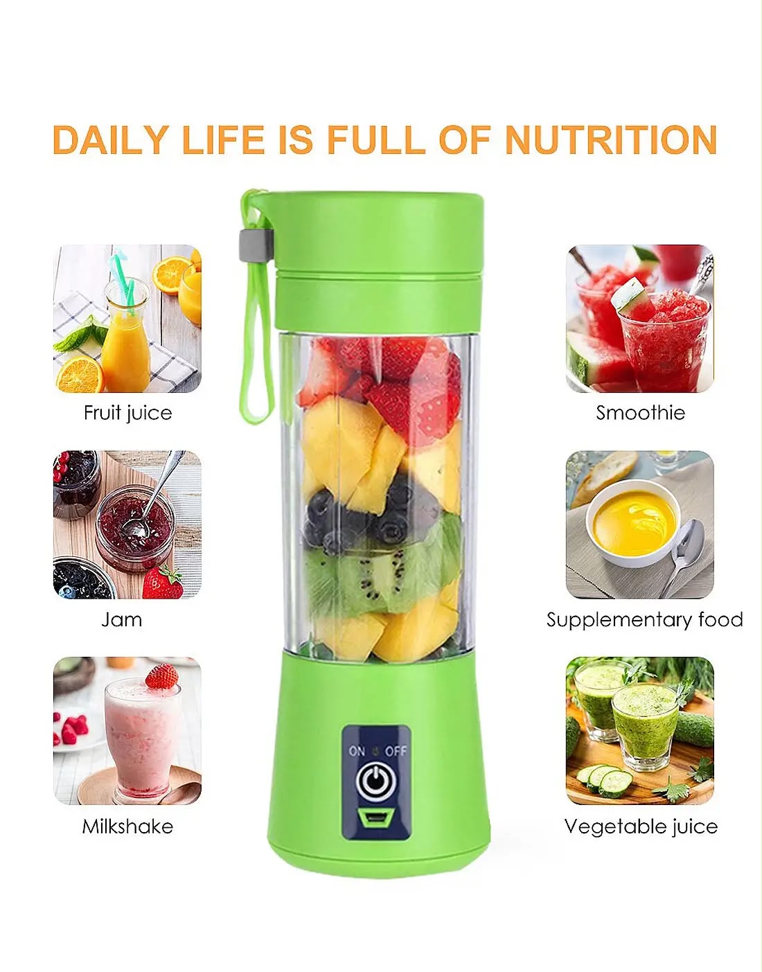 Portable mini juicer