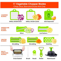 16-in-1 Multifunctional Vegetable Cutter & Slicer